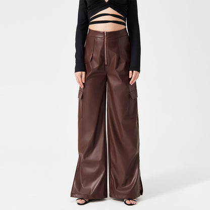 Trousers Metal Zipper Pocket Long Pants - Modin