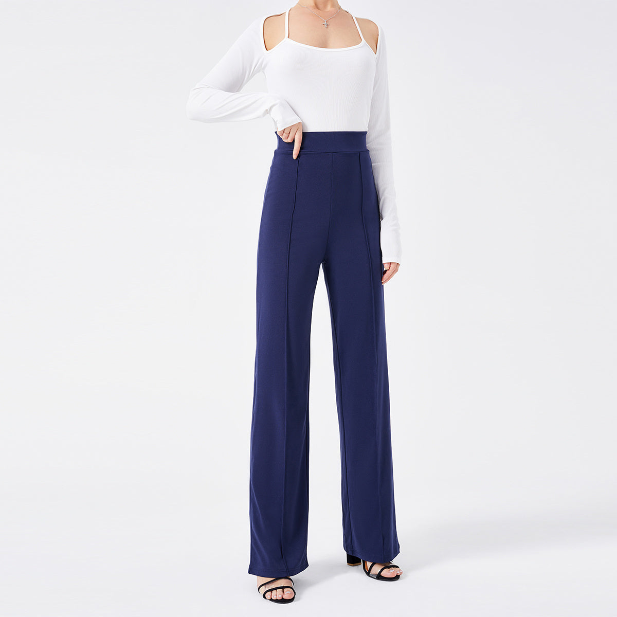 High-waisted Slim Pants Bell Bottoms