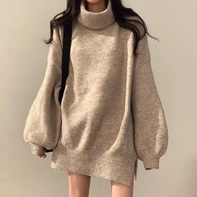 Turtleneck Loose Sweater Top