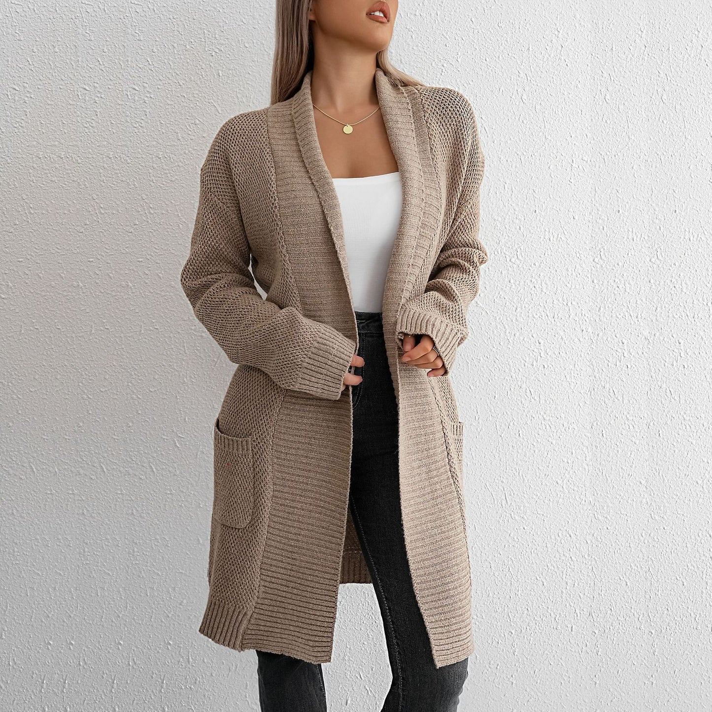 Timeless Open Front Cardigan