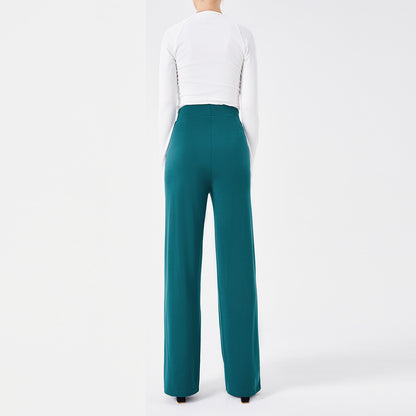 High-waisted Slim Pants Bell Bottoms - Modin