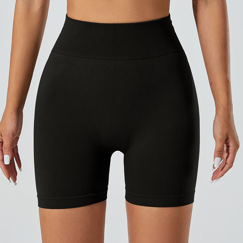 High Waist Hip Yoga Slim Fit Shorts