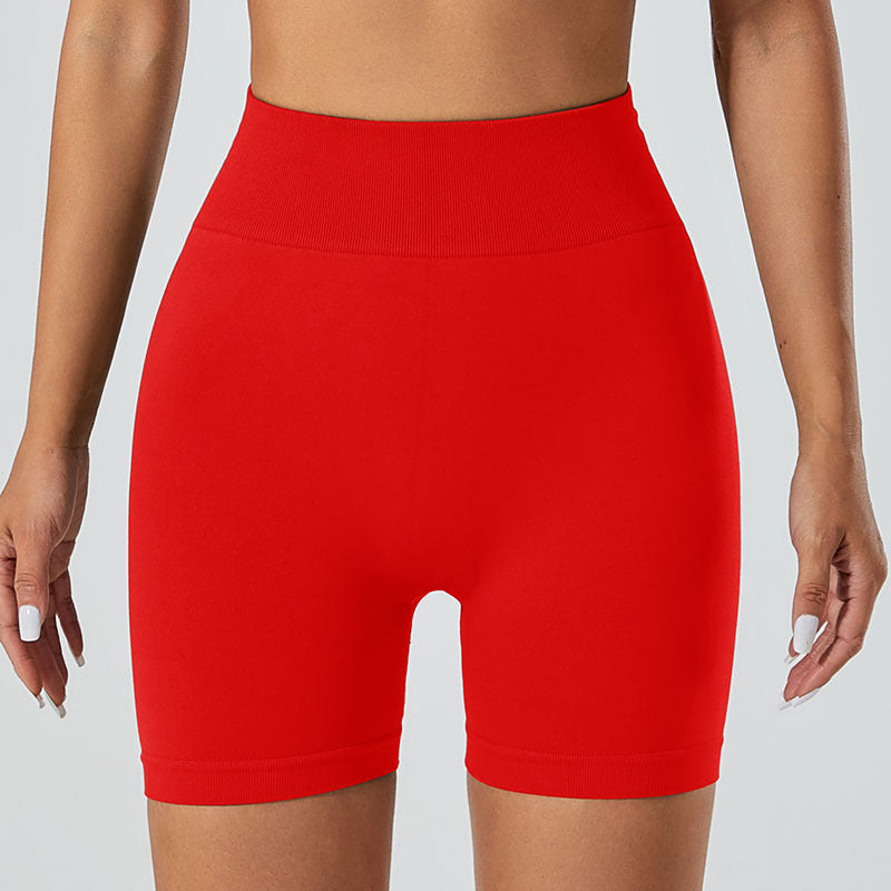 High Waist Hip Yoga Slim Fit Shorts