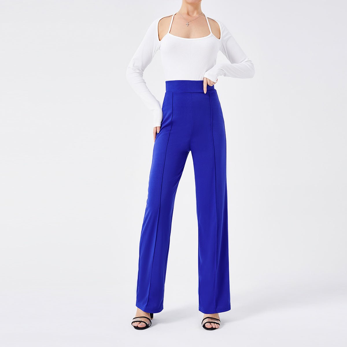 High-waisted Slim Pants Bell Bottoms