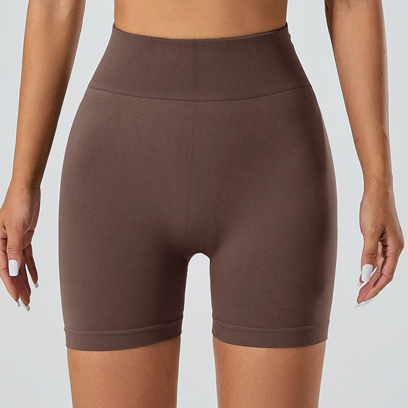 High Waist Hip Yoga Slim Fit Shorts