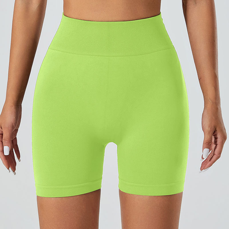 High Waist Hip Yoga Slim Fit Shorts