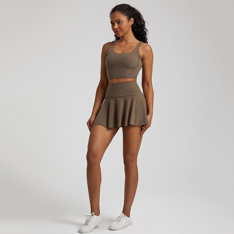 Tennis/Paddle Short Skirt & Top Set