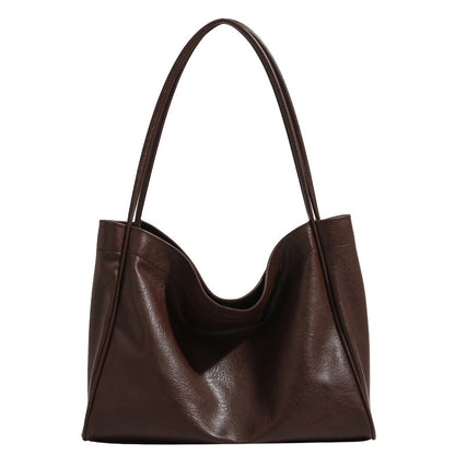 Casual Soft Leather Retro Shoulder Bag - Modin