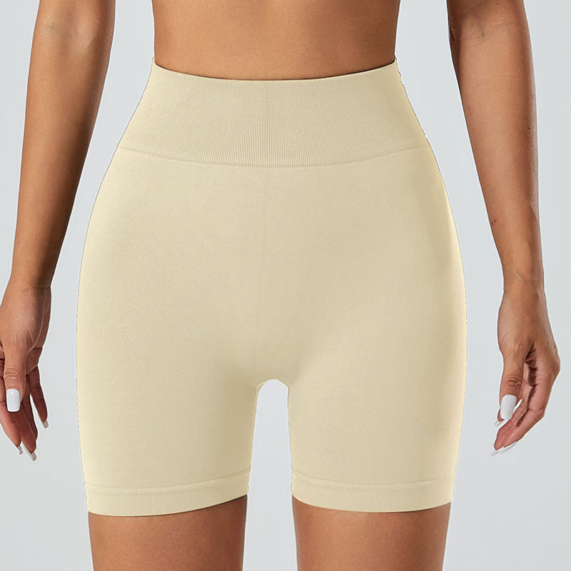 High Waist Hip Yoga Slim Fit Shorts