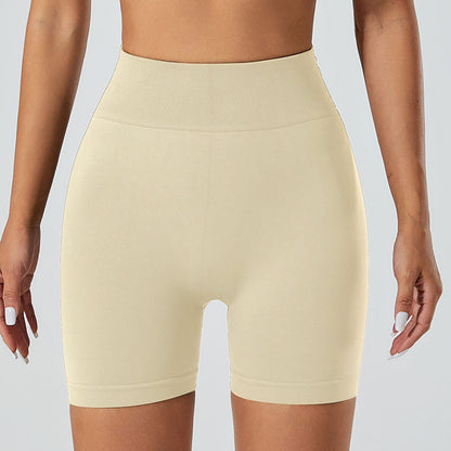 High Waist Hip Yoga Slim Fit Shorts - Modin