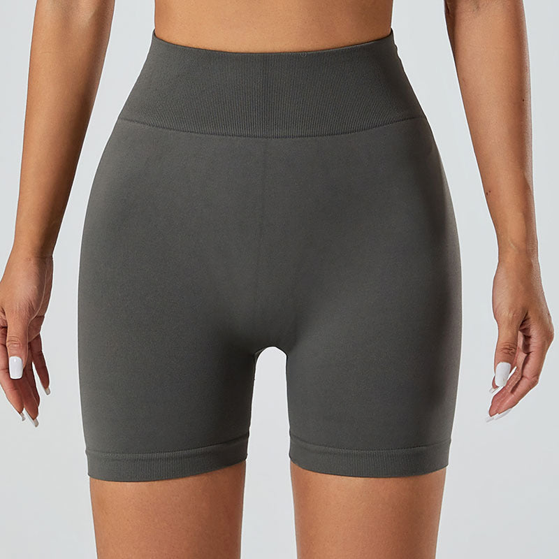 High Waist Hip Yoga Slim Fit Shorts