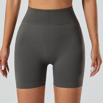 High Waist Hip Yoga Slim Fit Shorts - Modin