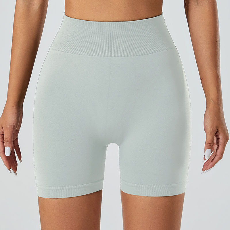 High Waist Hip Yoga Slim Fit Shorts