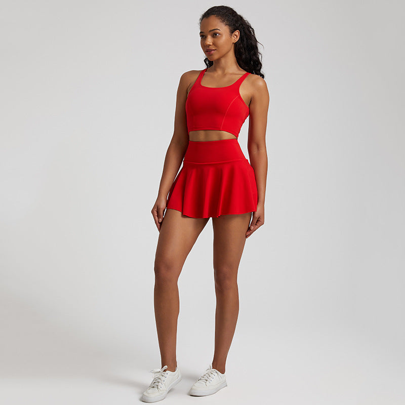 Tennis/Paddle Short Skirt & Top Set