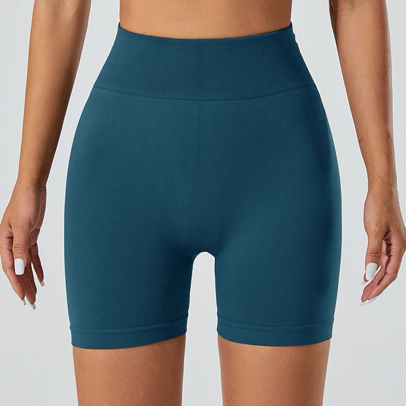 High Waist Hip Yoga Slim Fit Shorts