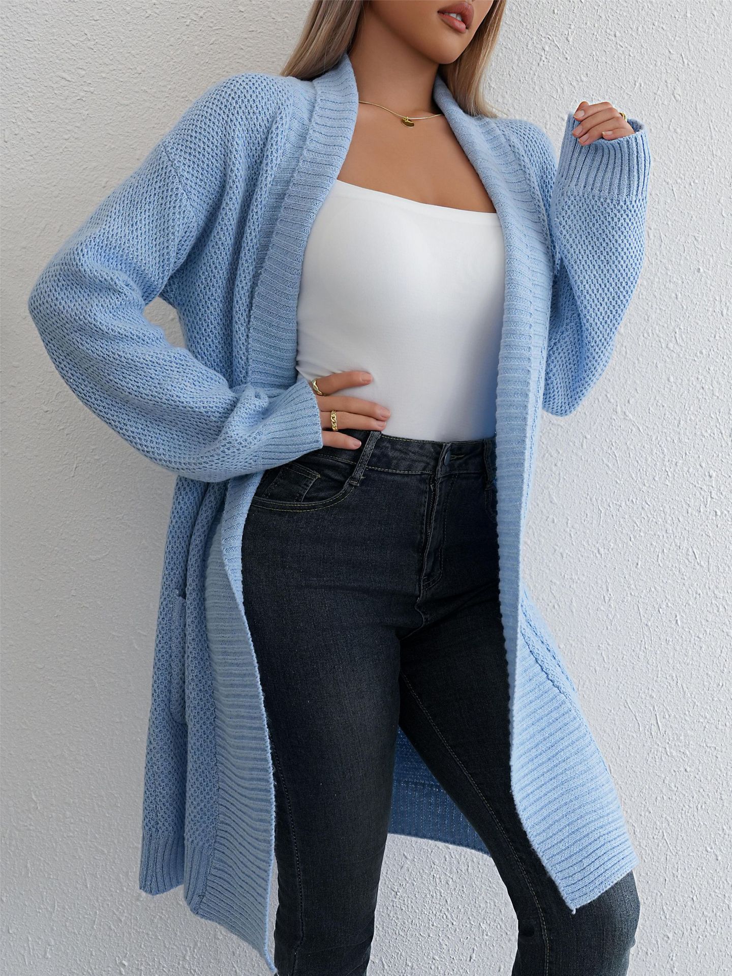 Timeless Open Front Cardigan