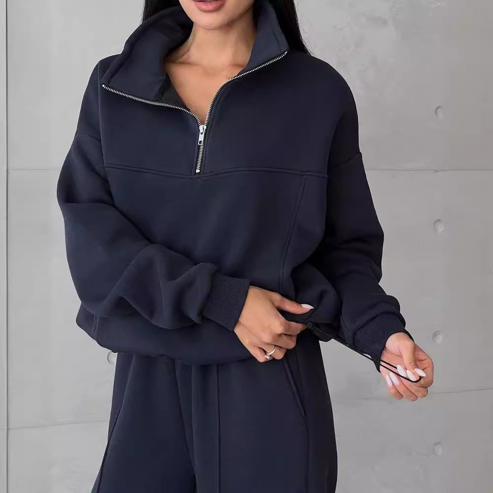 Two Piece Set Zipper Tracksuit