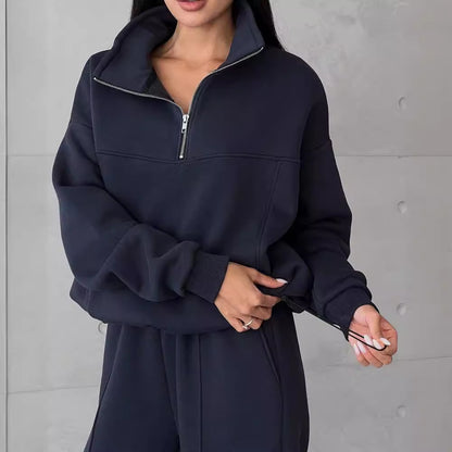 Two Piece Set Zipper Tracksuit - Modin